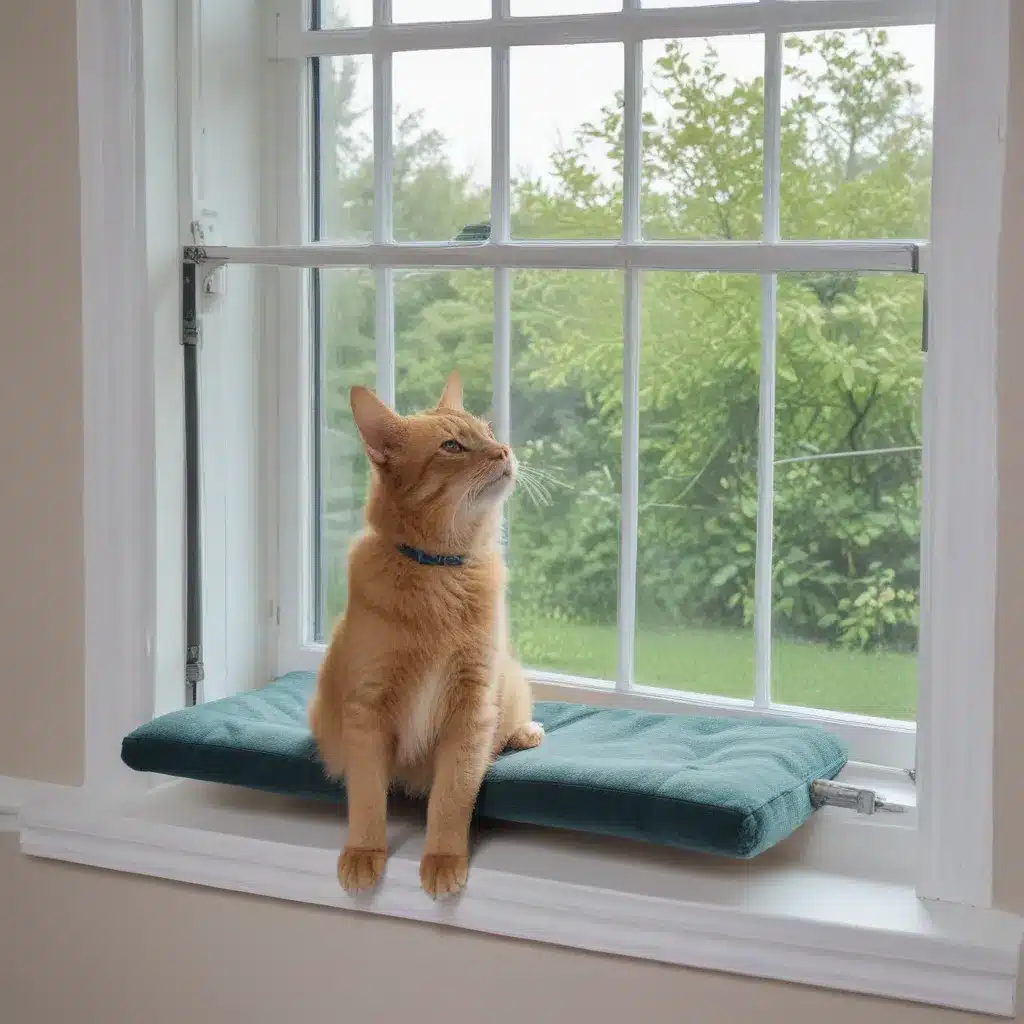 A Safe Window Perch for Pets