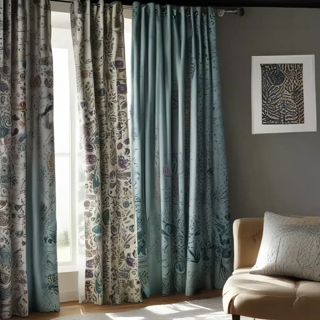 Add Personality with Printed Curtains