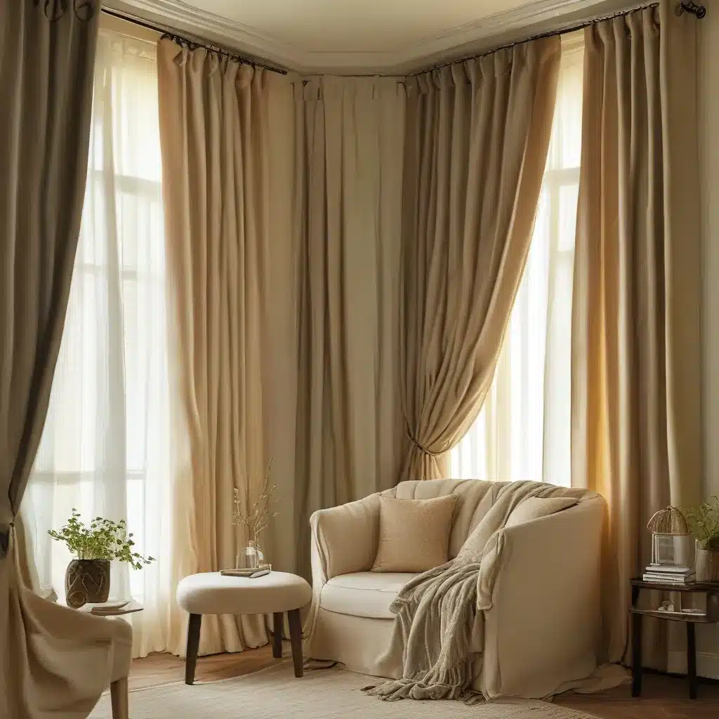 Add Warmth with Layered Curtains and Drapes