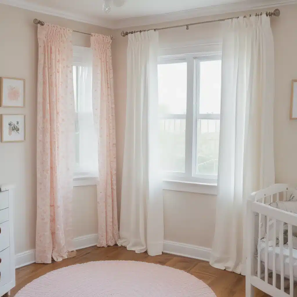 Budget Nursery Decor with Sweet DIY Curtains