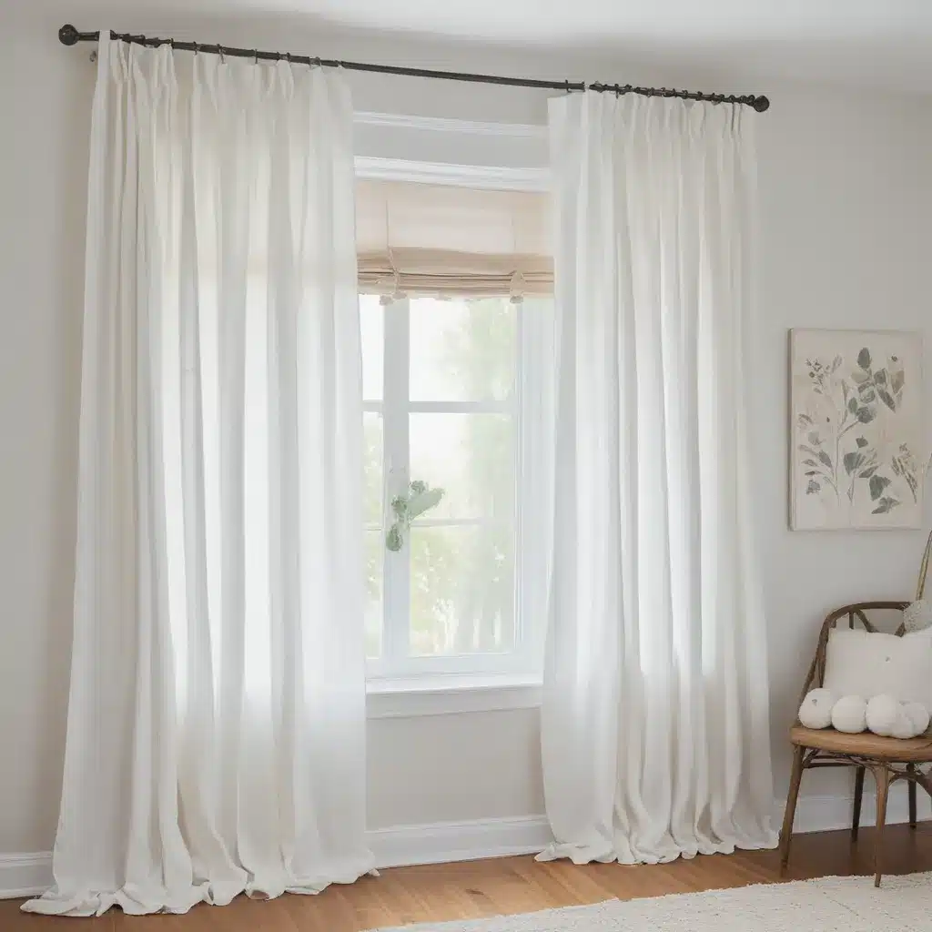 Chic DIY Curtains with Pom Poms