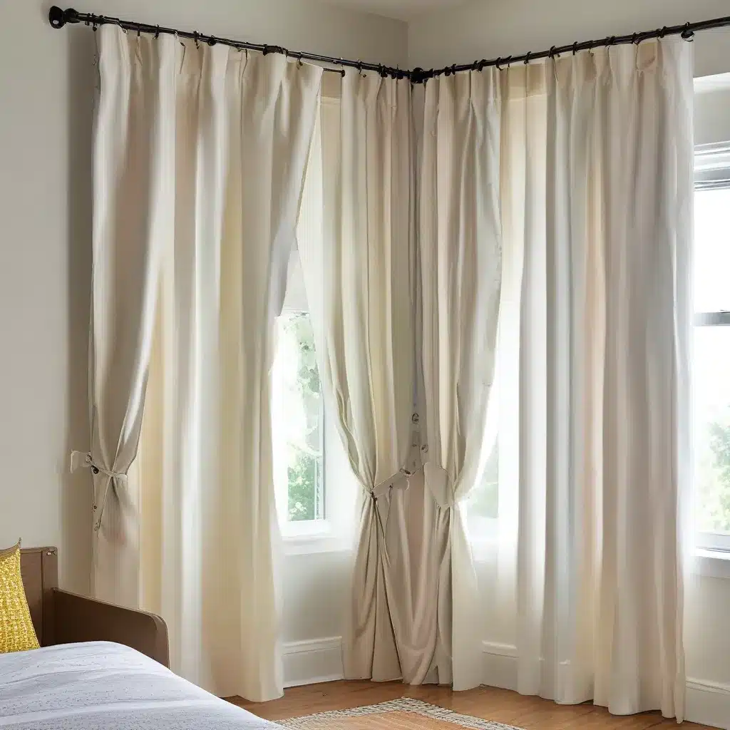 Clever No-Sew Curtains for Kids Rooms