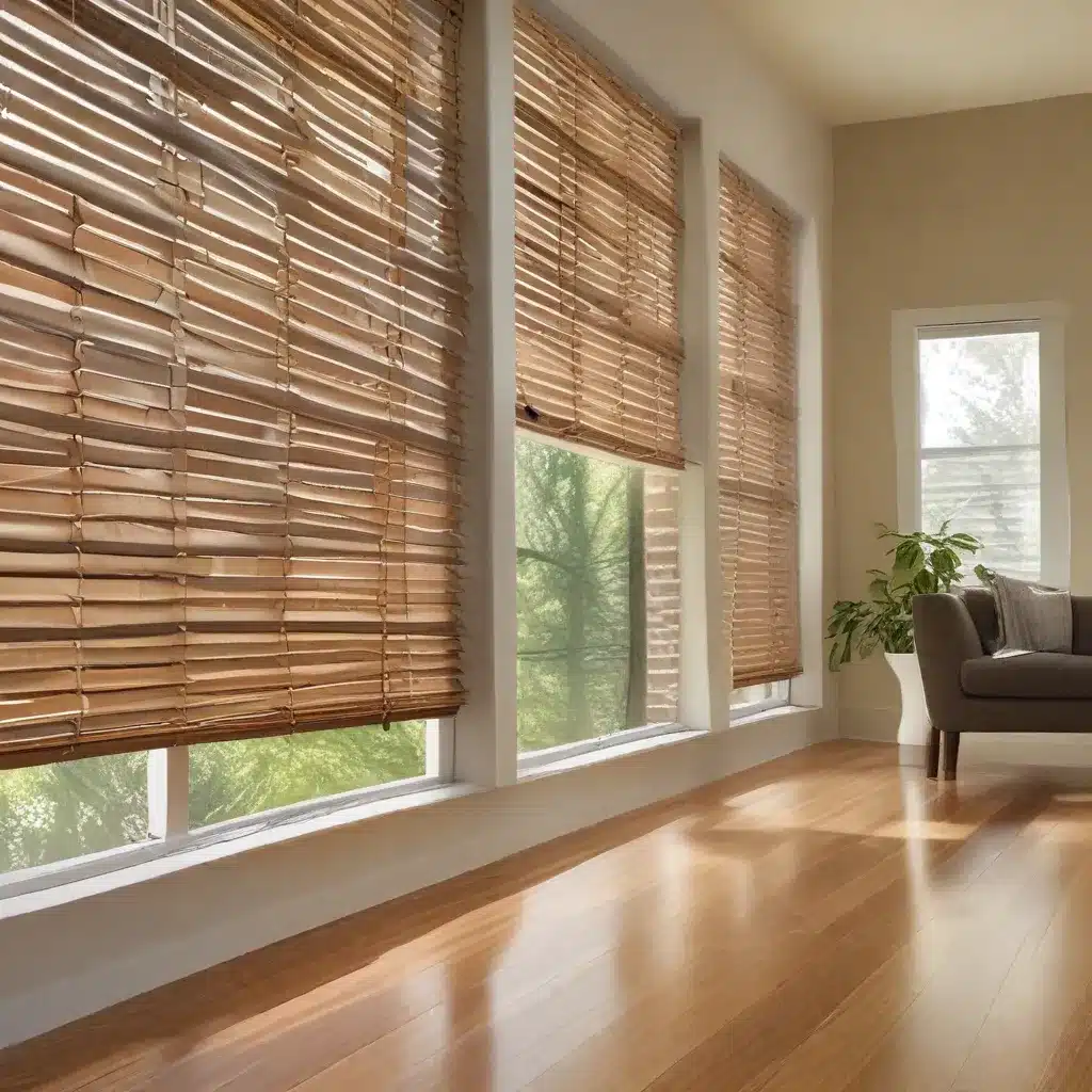 Crisp, Clean Lines of Faux Wood Blinds