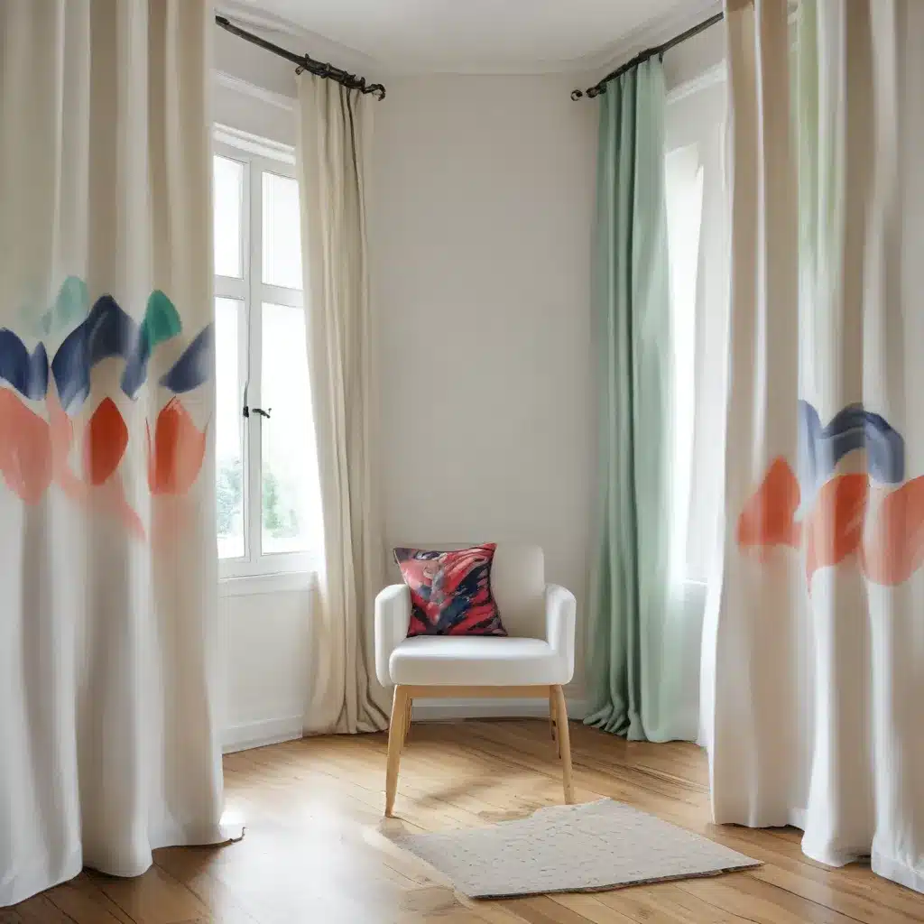 Customize Your Space with Painted Pattern Curtains