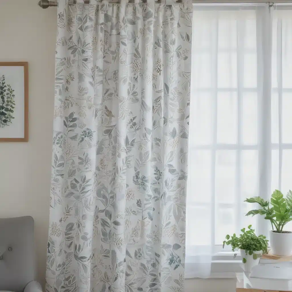 DIY Curtains with Free Printable Patterns