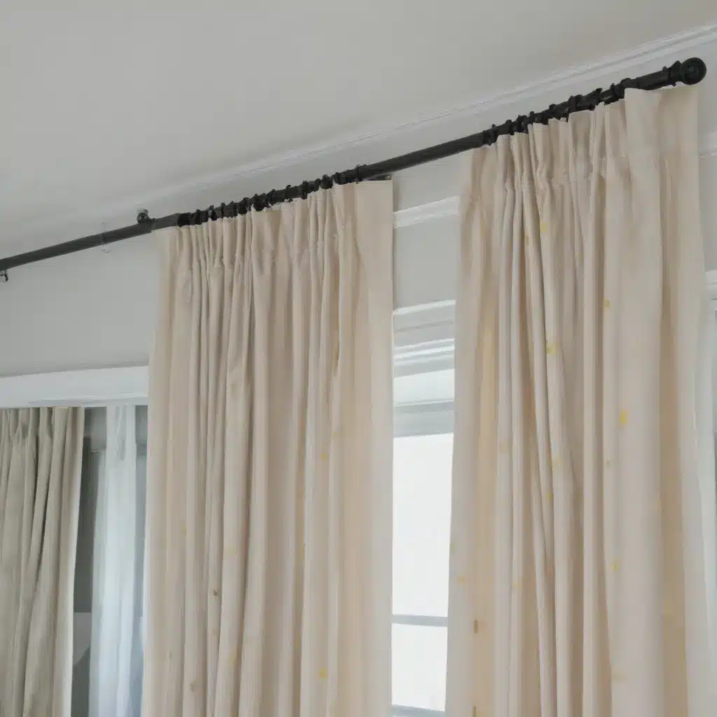 DIY Hanging Rods for Floor to Ceiling Drapes