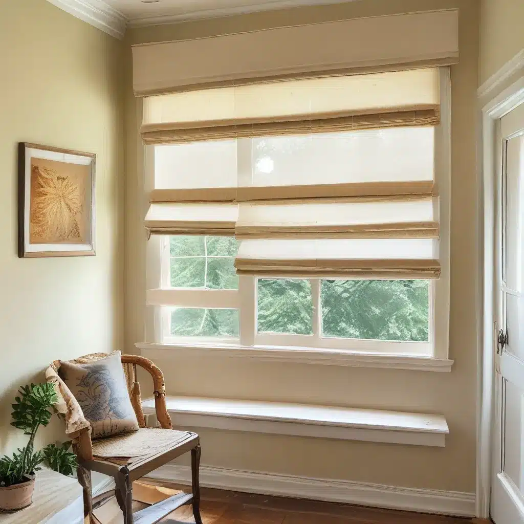 DIY No-Sew Roman Shades