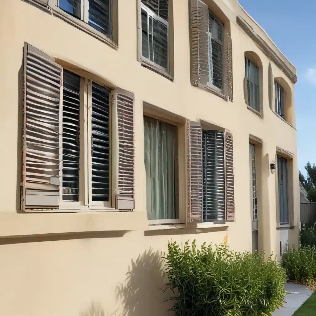 Disguise Unattractive Exterior Views with Opaque Shades and Shutters