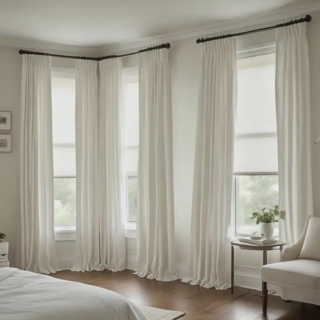 Disguise Unattractive Windows with Curtains