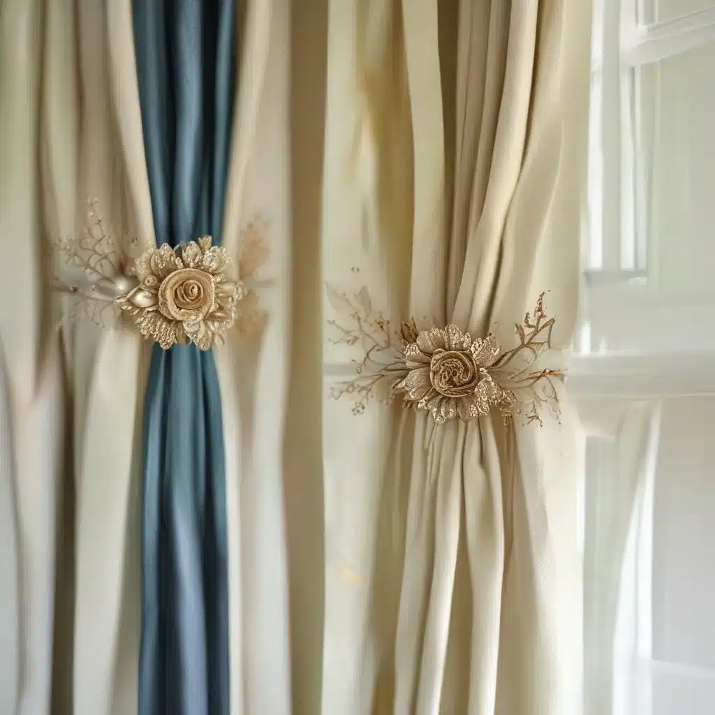 Elegant DIY Curtain Tiebacks from Ribbon