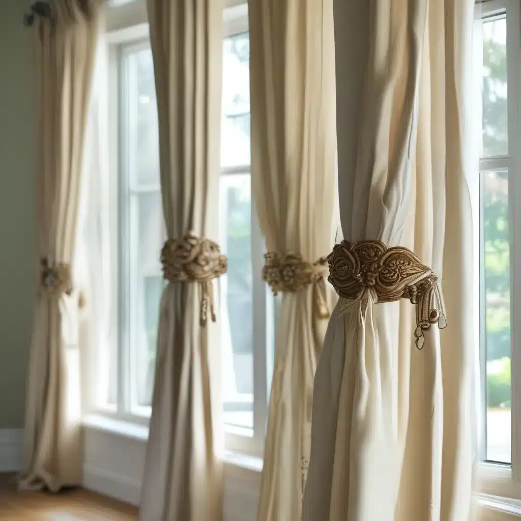 Give Boring Windows a Boost with DIY Curtain Tiebacks