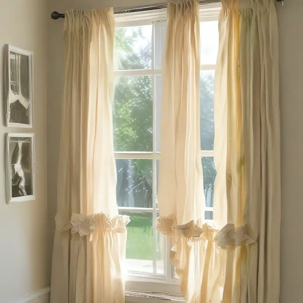 Give Windows a Makeover with Ruffled DIY Curtains