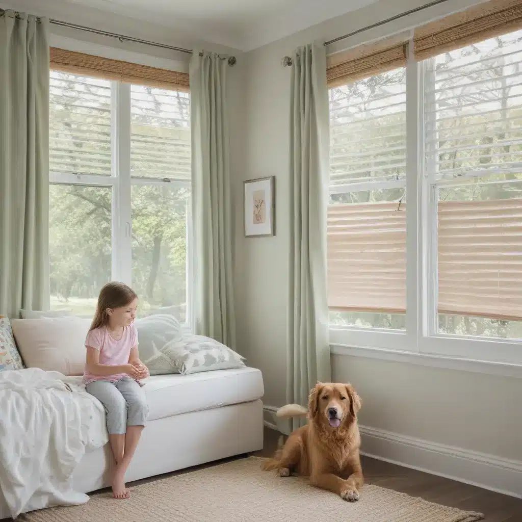 Kid and Pet Friendly Window Treatment Ideas