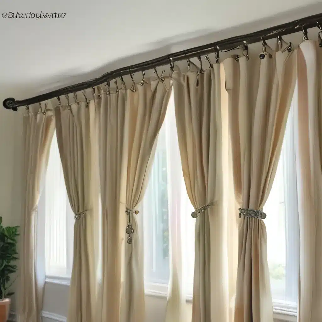 Quick Curtain Makeover with New Hardware