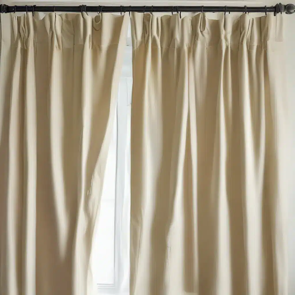 Quick DIY Curtains with Rod Pockets