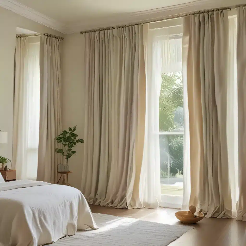 Refined Relaxed Style with Unlined Linen Curtains and Shades