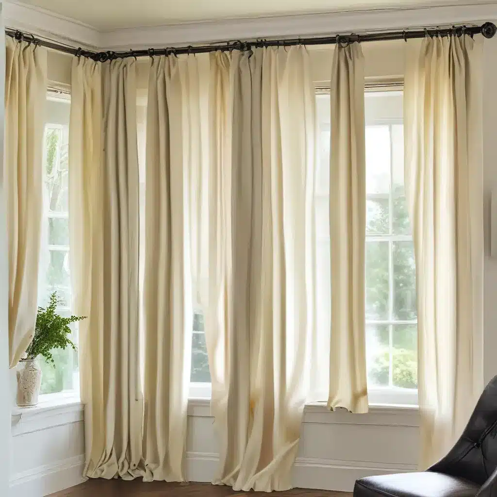 Small Space Window Treatment Ideas: DIY Curtains