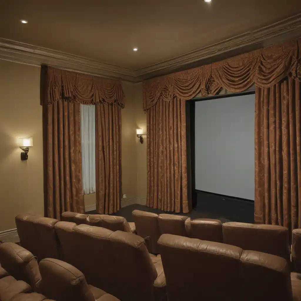 Use Drapes To Limit Noise In Home Theaters